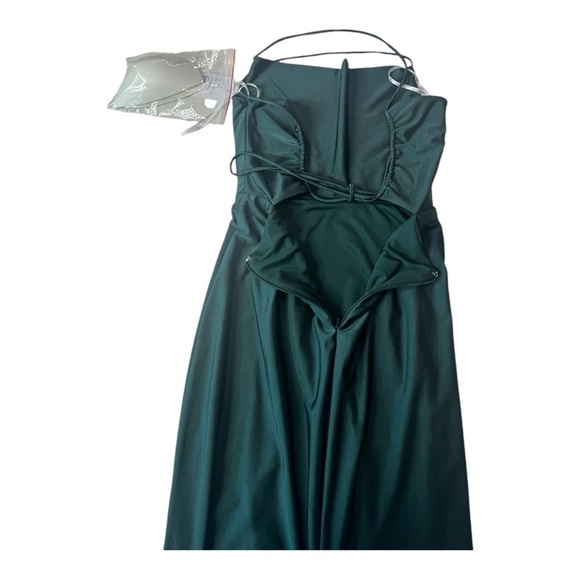 Cynthia & Sahar Evergreen CS105 Full length Luxe Stretch Satin Evening gown XS - Picture 11 of 15